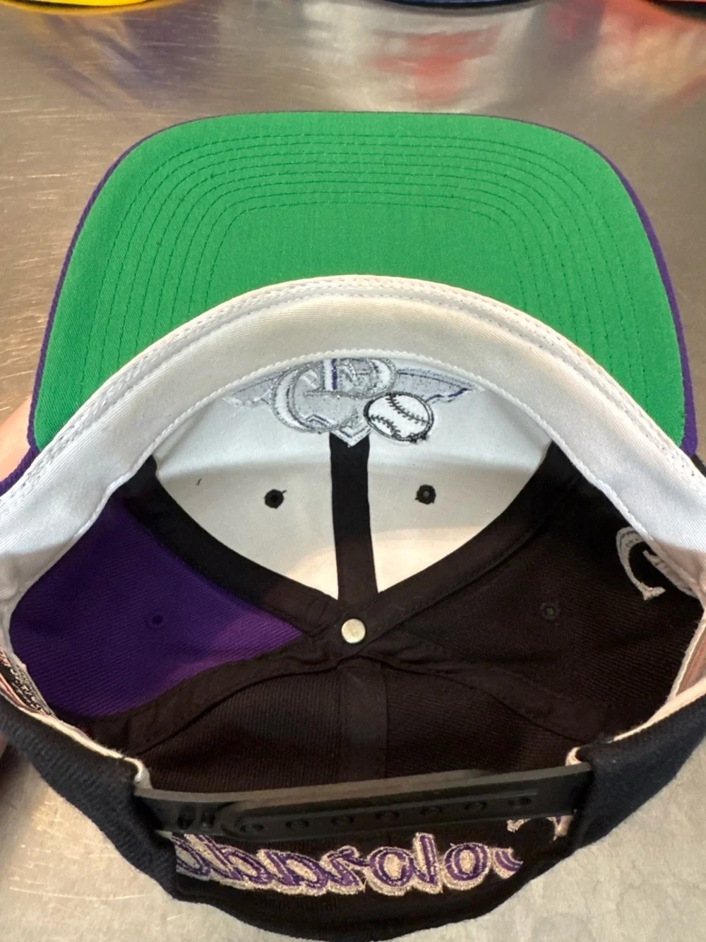 Colorado Rockies Purple and Black MLB Baseball Cap
